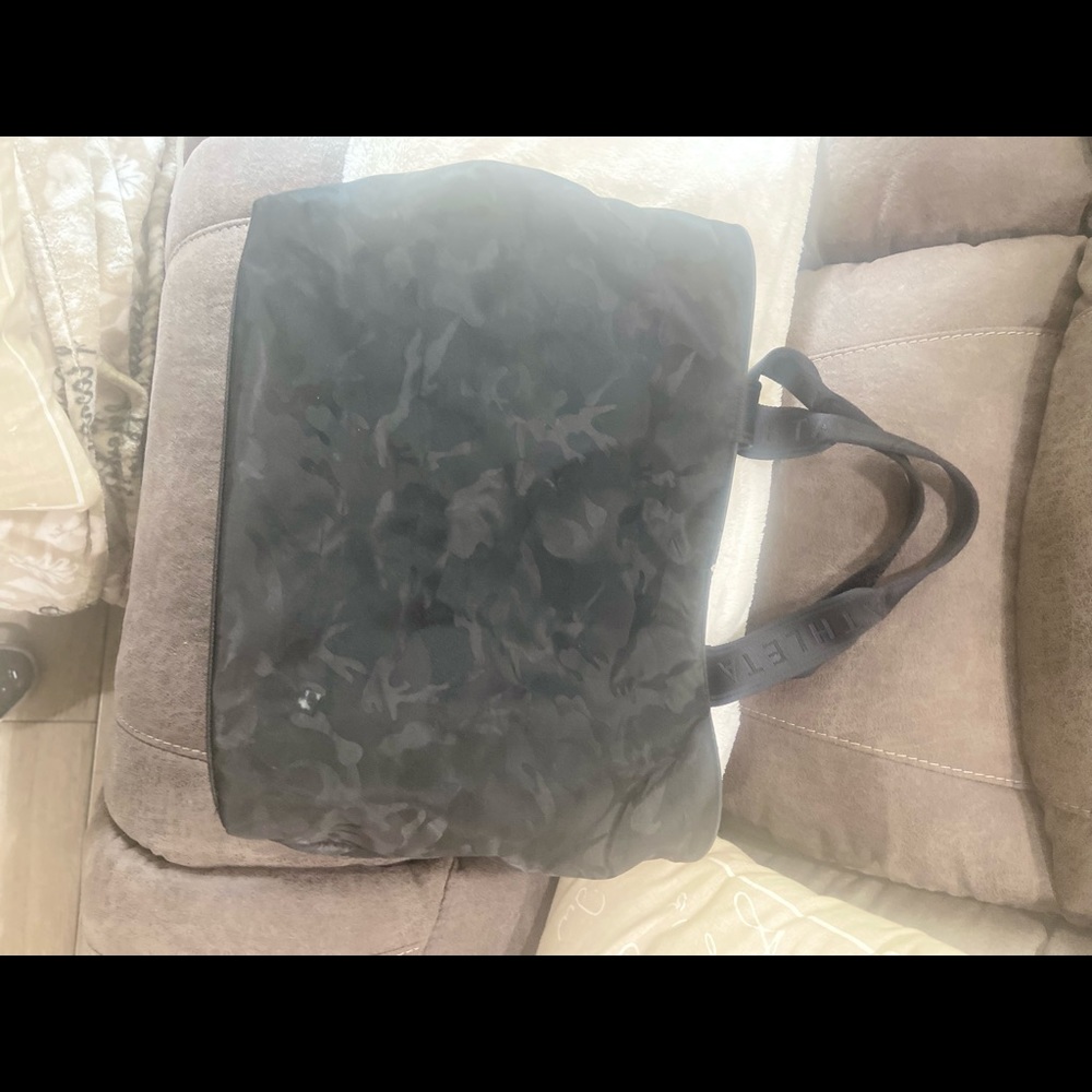 Athleta camo gym bag